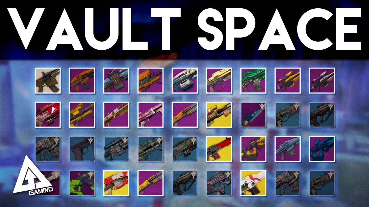 Destiny MORE Vault Space It has Been DOUBLED In The Taken King!!