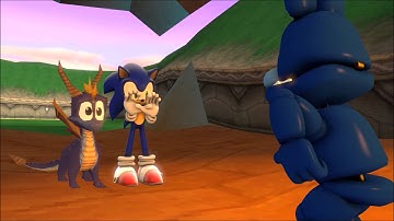 [SFM] Spyro and Sonic Test