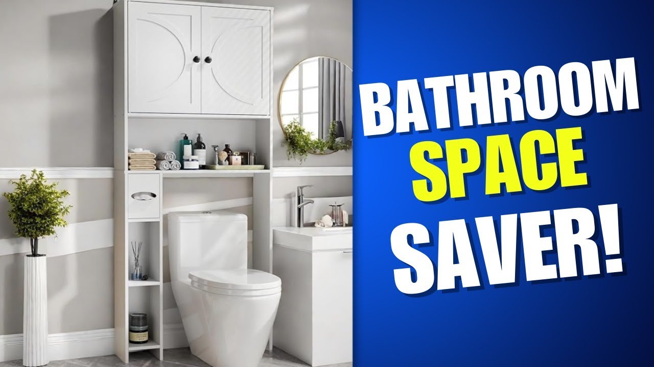 Transform Your Bathroom with a Farmhouse Over The Toilet Storage Cabinet