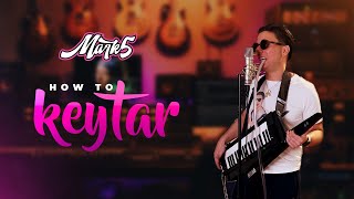 Mark5 plays the keytar