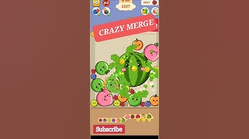 INSANE Fruit Merge 🍉 Fast Gameplay | Made Watermelon in 12s! #FruitMerge #Shorts #Gaming