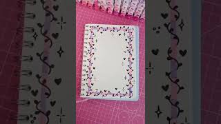 Easy border designs for project work #art #design #shorts
