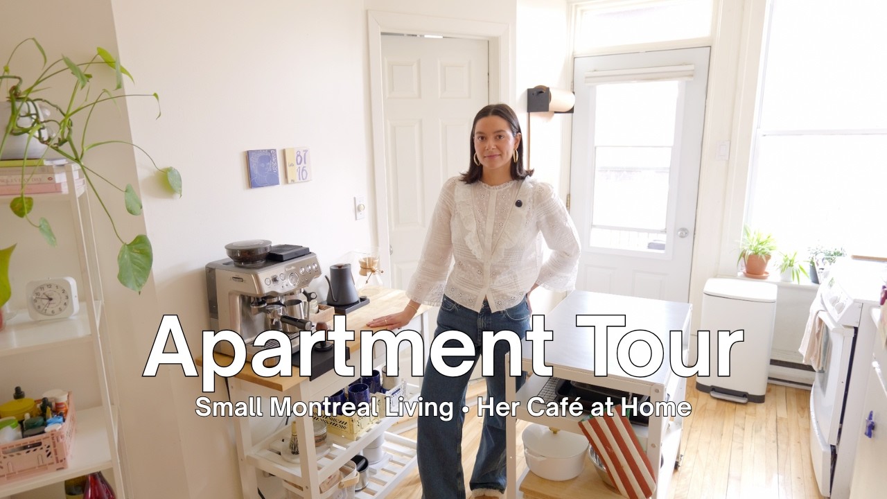 She Runs a Cafe From Her Small Apartment in Montreal – FULL TOUR
