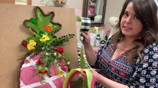 Pineapple Door Decor With Anna From Dees In Louisville