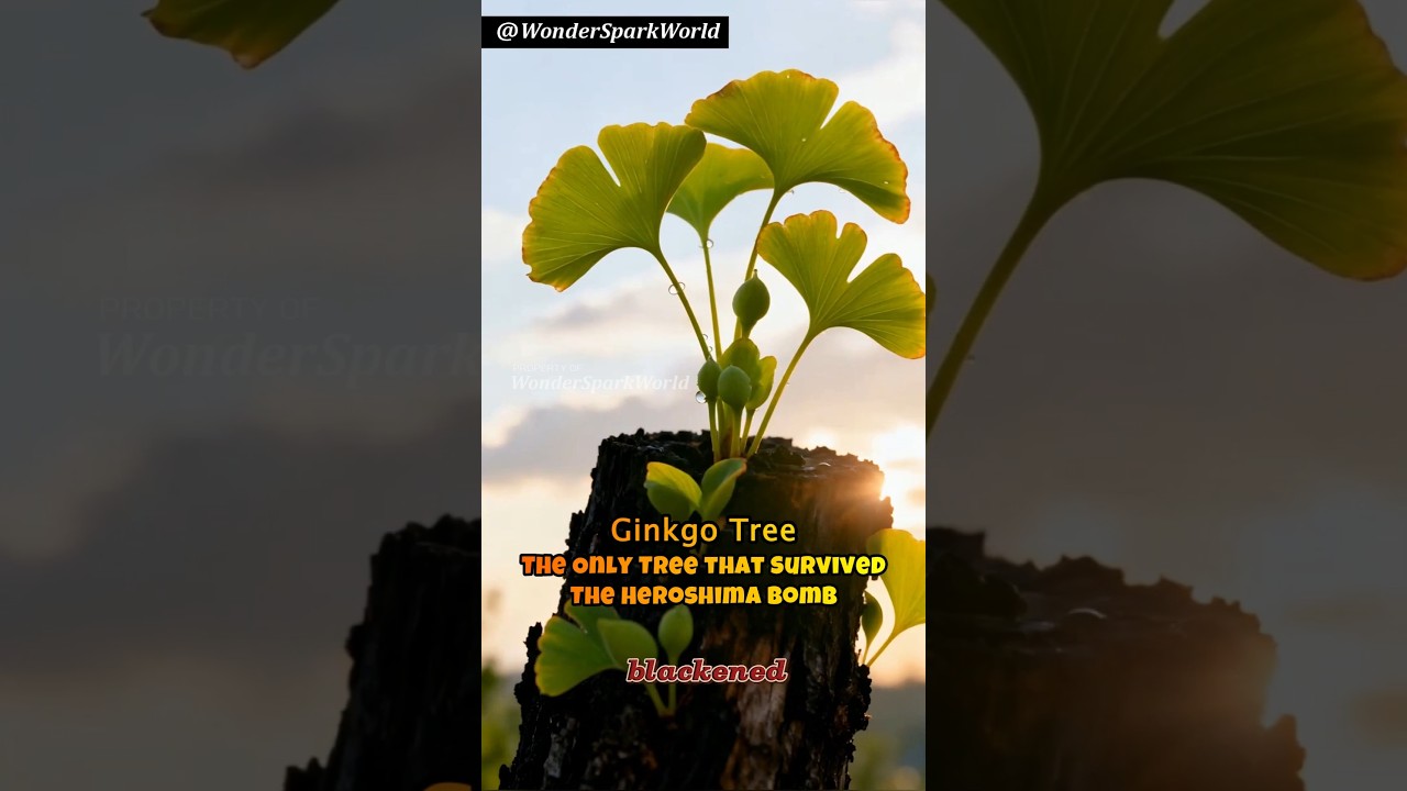 GINKGO TREE: The Only Tree That Survived the Hiroshima Bomb 