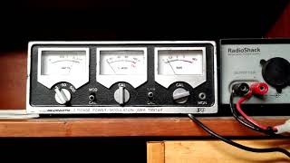 Vintage Radio Shack 3 Way Meter For CB and Ham.