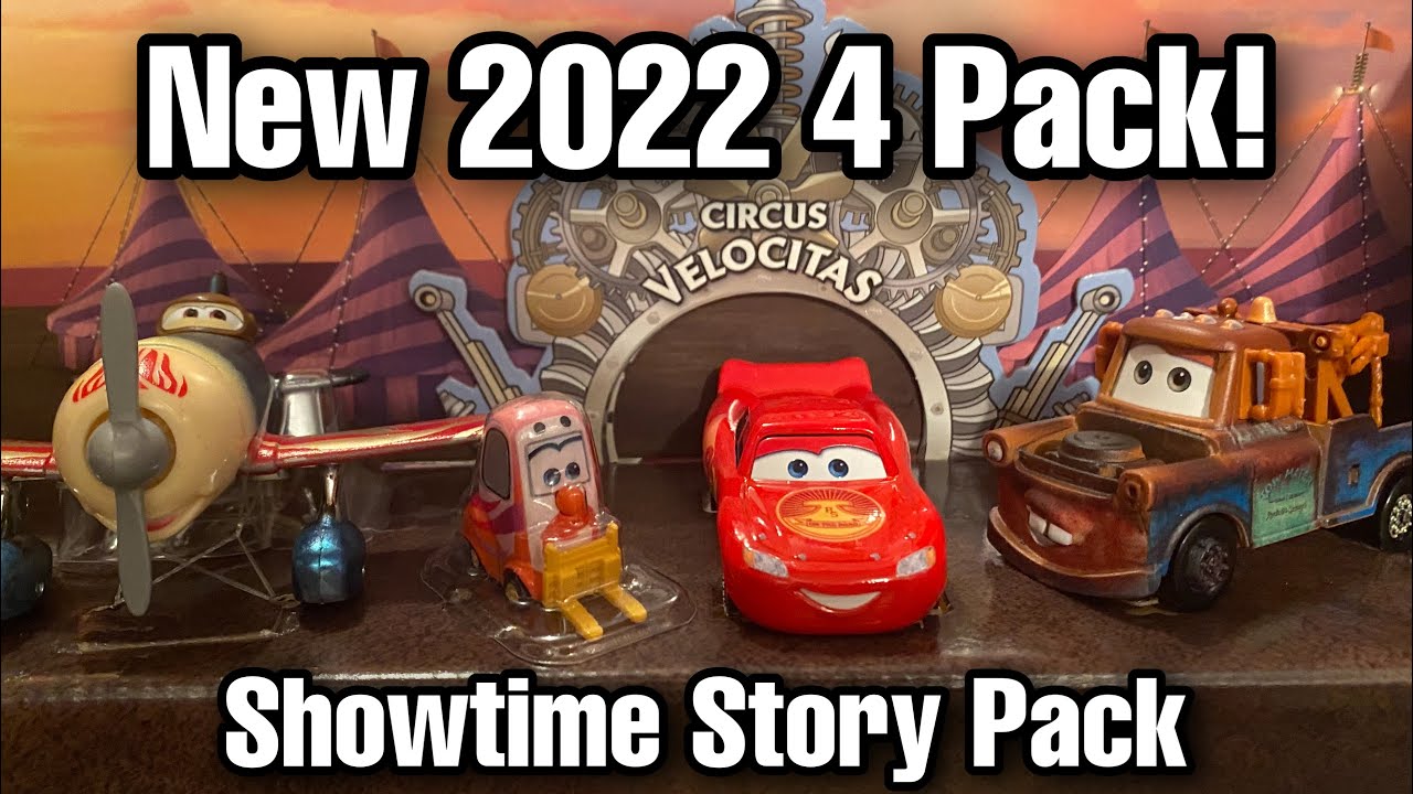Mattel Disney Pixar Cars On The Road Showtime Story Pack 2022 4 Pack ...