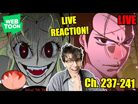 LIVE REACTION to The God of Highschool: Episodes 237-241 (WEBTOON)