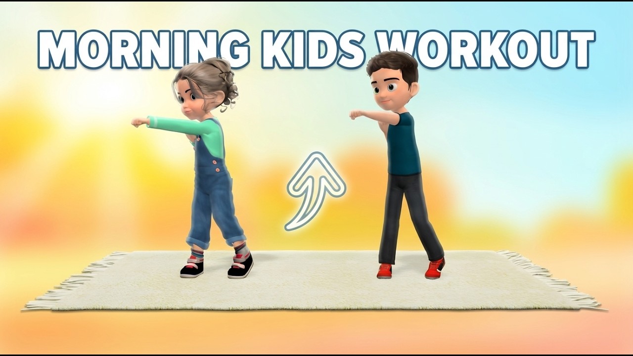 Morning Kids Workout: Fun 20-Min Exercises To Boost Energy - YouTube