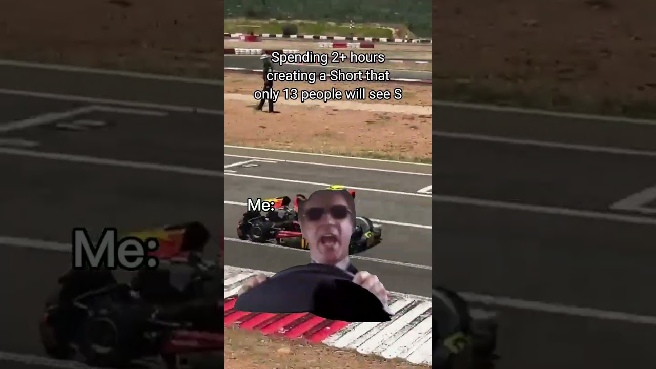 from a racer to a content creator 🤣 who can relate?