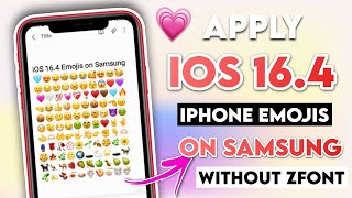 Apply iOS 16.4 Emojis on Samsung 2024 without zFont (Android 13 and down!) screenshot 4
