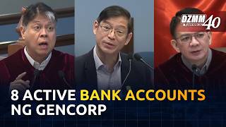 GenCorp, may 8 active account sa Security Bank: witness | DZMM Teleradyo (07 October 2026)