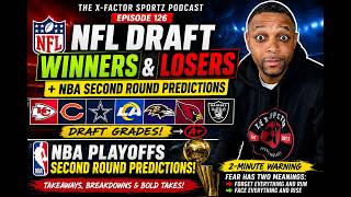 NFL Draft Report Cards & NBA Playoff Predictions 🔥 | Ep. 126