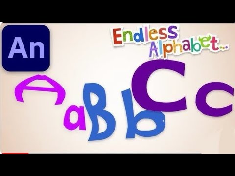 (RL) endless alphabet letter movements but they’re recreated in adobe ...