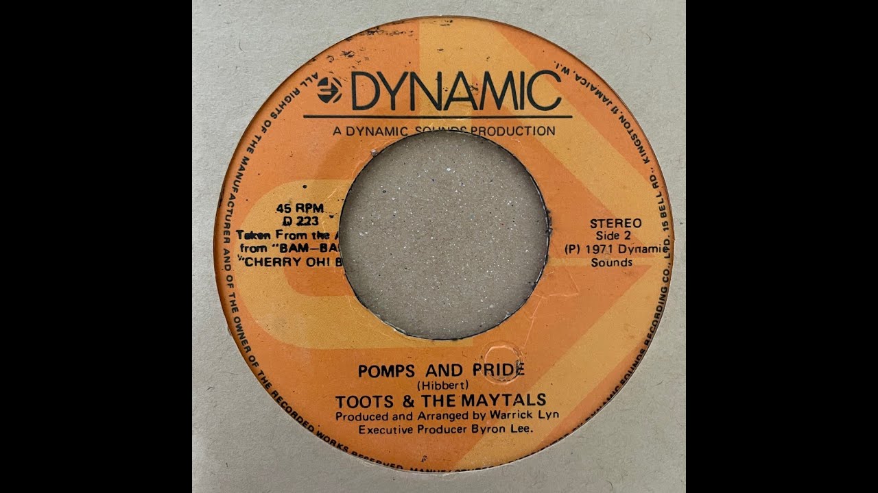 Toots & The Maytals - Pomps And Pride【7-21242】 - YouTube