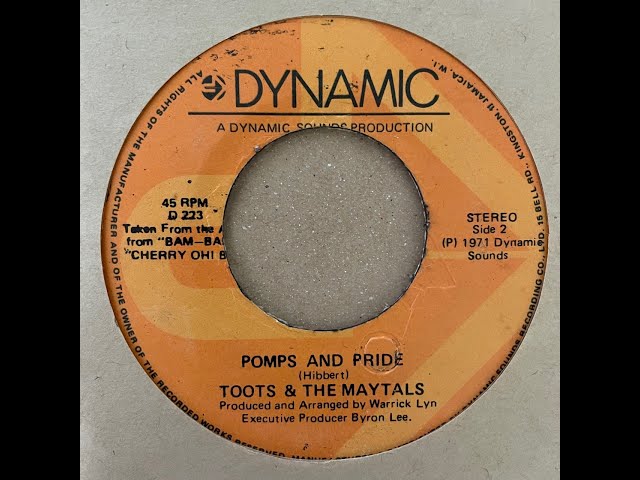 Toots & The Maytals - Pomps And Pride【7-21242】 - YouTube