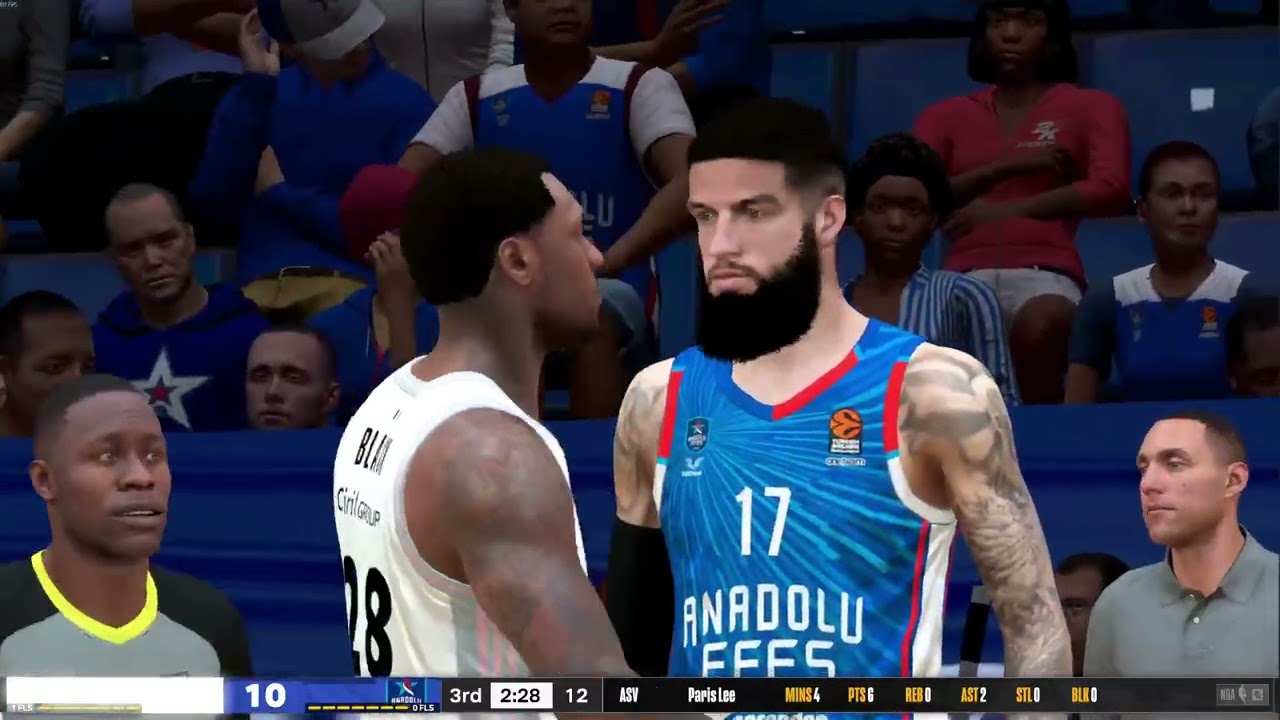 NBA2K24 - 366. epizoda - MS:VTE:184.ep - Anadola Efes - Asvel, game 4