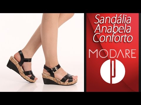 modare sandalia anabela