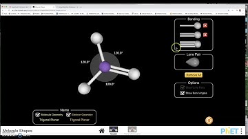 Using a Phet Simulation to Build Molecules with One Central Atom