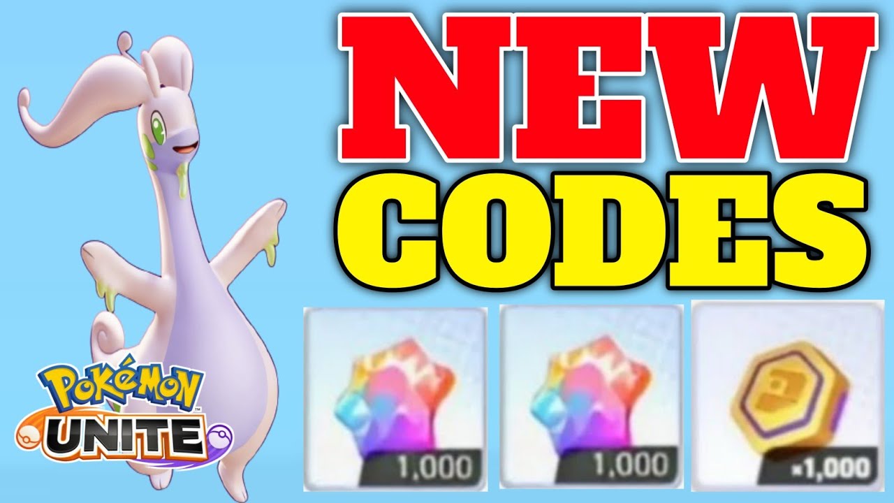 LATEST POKEMON UNITE CODES 2023 POKEMON UNITE GIFT CODES CODE