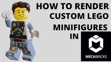 HOW TO MAKE AND RENDER LEGO MINIFIGURES IN MECABRICKS!