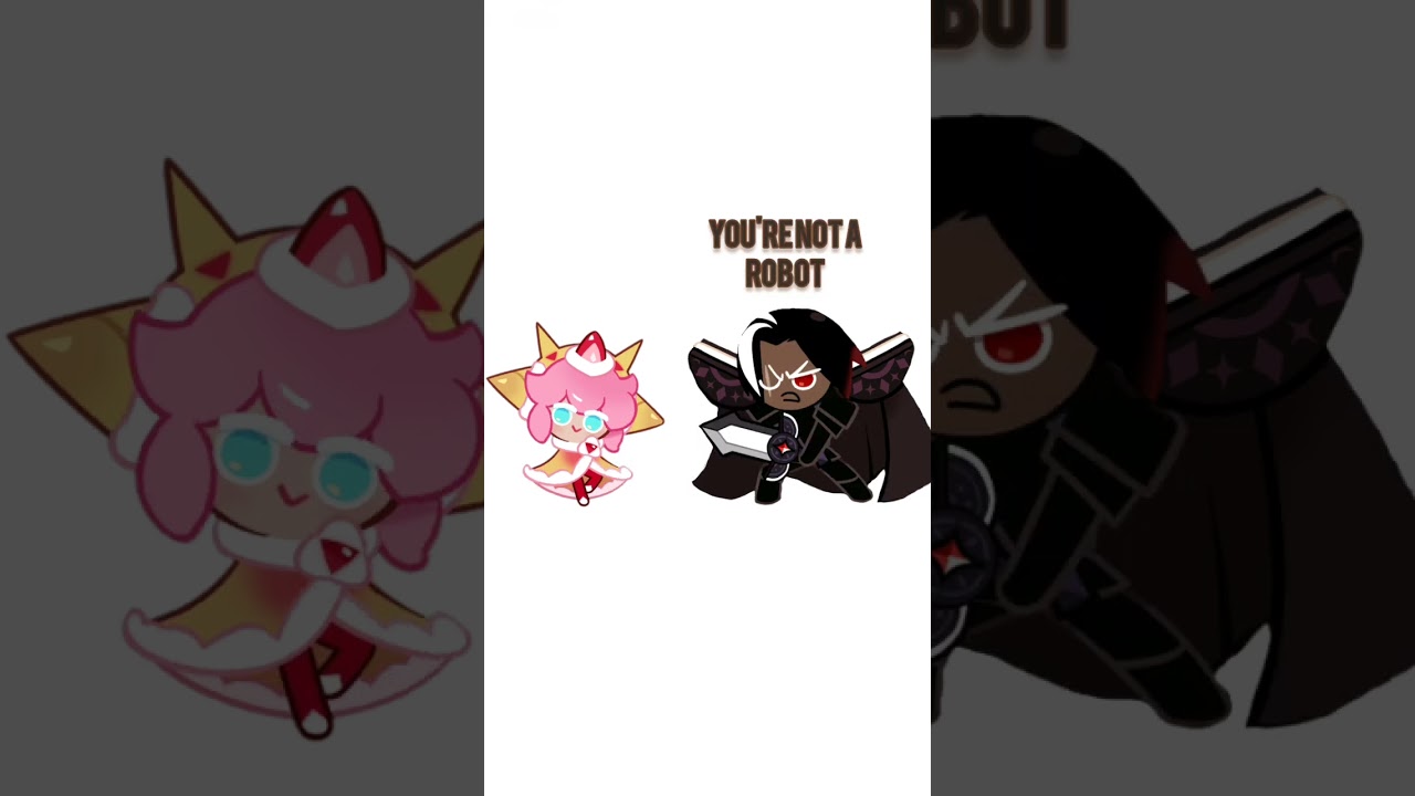 Dark choco tries to help Strawberry crepe..