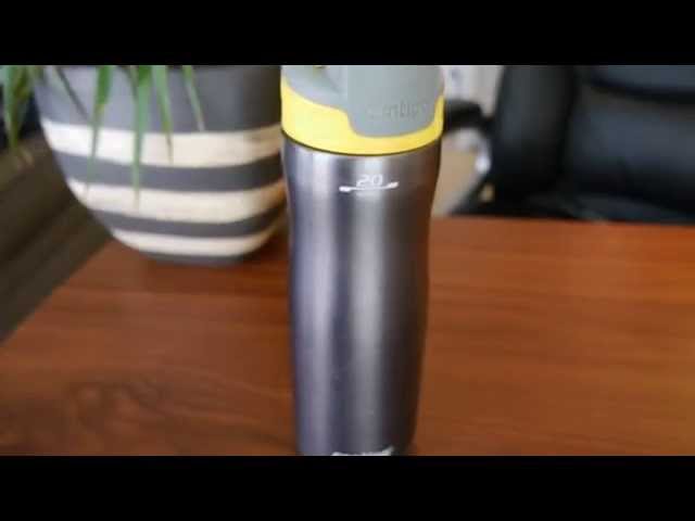 Contigo Stainless Steel Vacuum Insulated Water Bottle Review (no straw) 