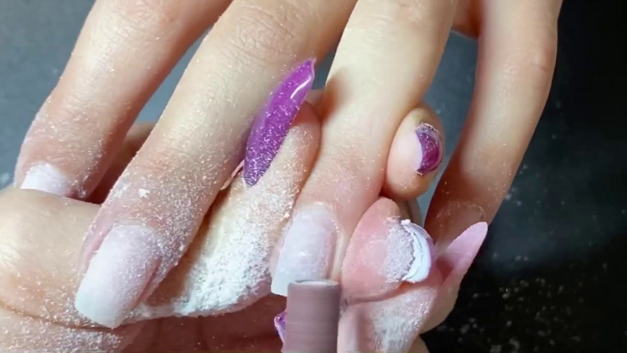 Pastrimi I thonjve per aplikimin e xhelit | thonj natyral me xhel | nail preparation for hard gel