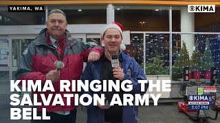 KIMA Action New Bell Ringing for the Red Kettle Campaign