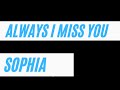 #113 Always I miss you / SOPHIAのベースを弾いてみた