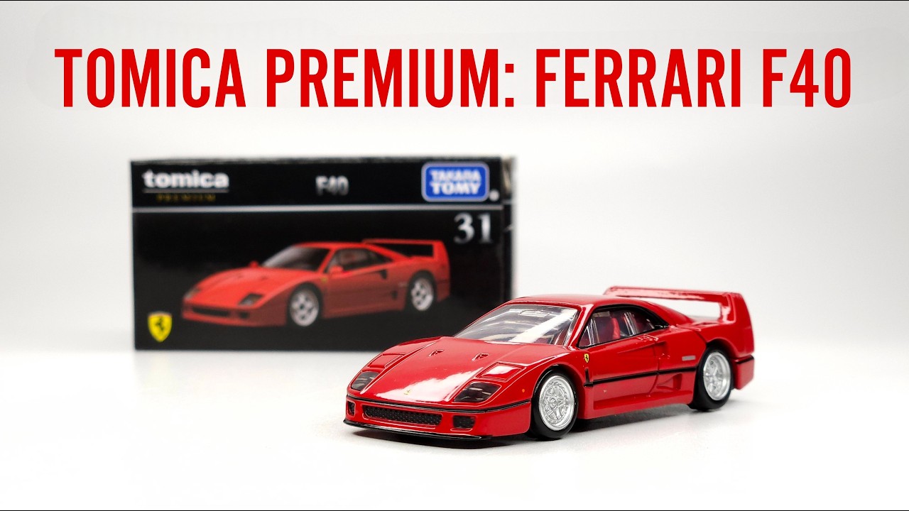 Tomica Premium : Ferrari F40 🔥| My 1st Tomica Premium | Unboxing | Review | Too good? 🤔