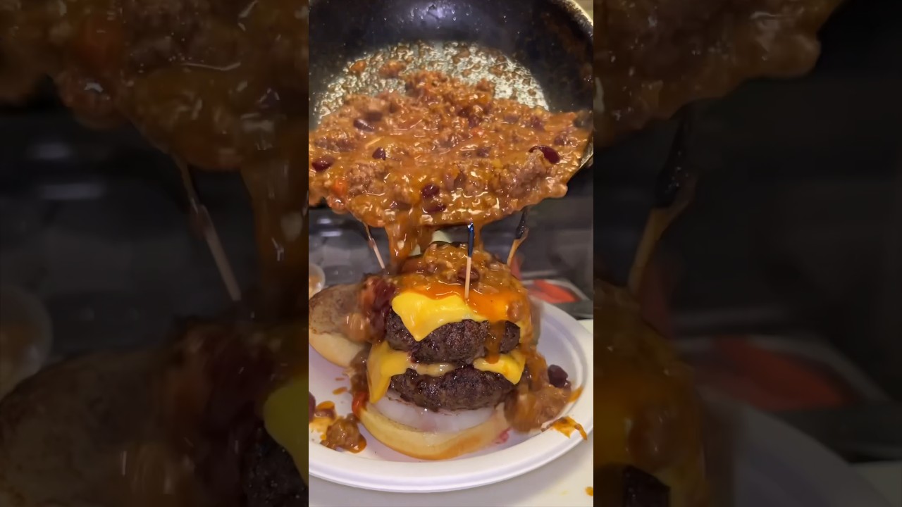 Part 1 of 2: Hidden-gem burger joint in NYC! 🍔 Rick & Pete’s inside Mugs Alehouse BK! #DEVOURPOWER