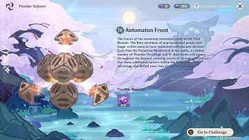 [EVENT] Genshin Impact: Thunder Sojourn - Automaton Front (Day 5)
