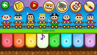 Music learning for kids piano kids music & songs gameplay jingle bells video screenshot 5