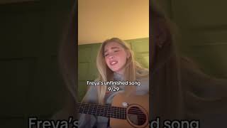 Freya's unfinished song!! 9/29❤ #freyaskye #worldscollide #zombies4 #newmusic #unreleased