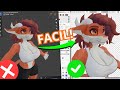 COMO PONER TEXTURAS 3D en PAINT TOOL SAI 2 | TUTORIAL BLENDER español
