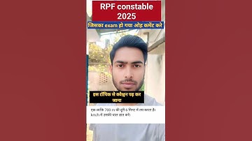 RPF CONSTABLE 2025 #rpf #motivation #mocktest