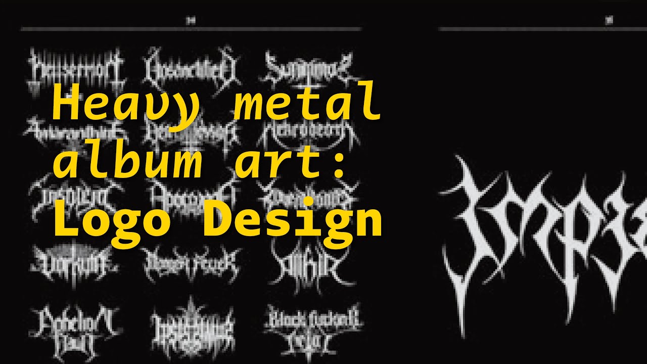 Heavy Metal Album Art: Logos