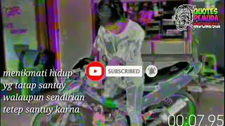 Story wa nikmati hidup sederhana