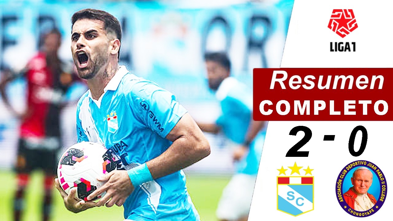 Sporting Cristal vs Juan Pablo II College 2-0 Resumen Y Goles COMPLETO 🔥 Liga 1 - 2026 HD