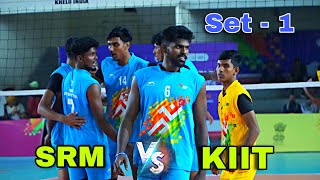 Do or Die Match 💀 SRM Vs KIIT University | Set - 1 | Khelo India University Games 2025