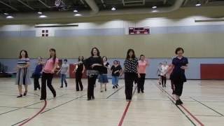 Easy Rumba --- Demo + Walk Through / Line Dance