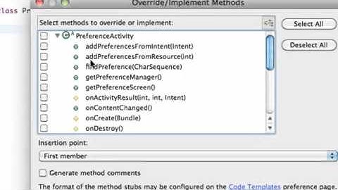 Android Application Development Tutorial   056   Creating a PreferenceActivity