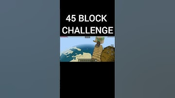 minecraft 45 block challenge honey block vs bed vs slime block vs void#minecraft #minecraftchallange