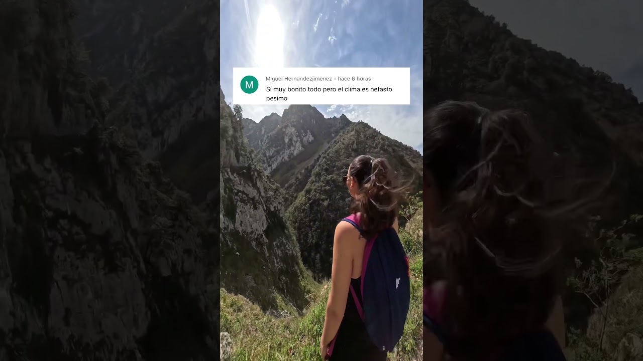 Un seguidor se queja de que en Asturias hace mal tiempo. #turismoasturias #naturaleza #climaasturia