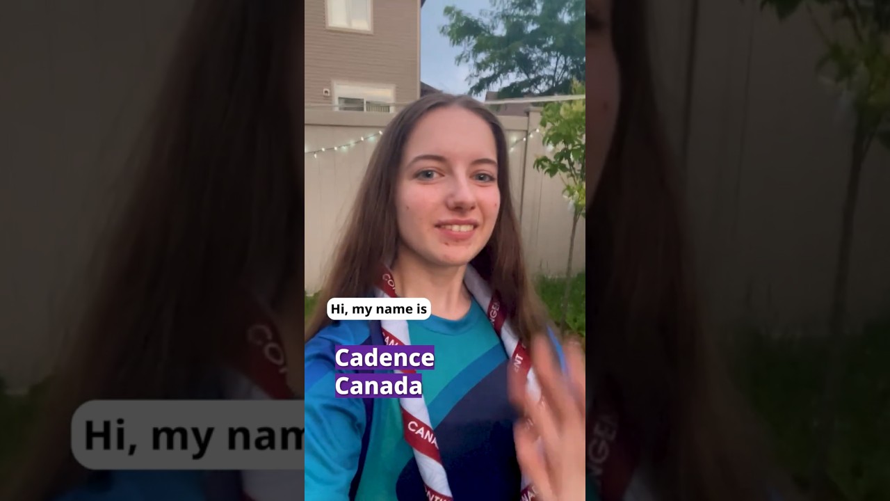 Journey to the Jamboree: Meet Cadence, a Scout from Canada! 🇨🇦  #ScoutJamboree #WorldScouting
