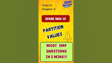 Score 100% in PARTITION VALUES Class 11 Economics   🔥 25 Questions in 3 Mins I Fatafat Prep