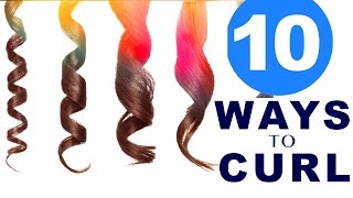  10 EASY Lazy WAYS to CURL Your HAIR   HAIRSTYLES