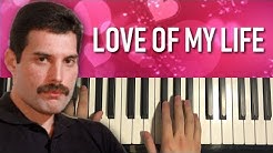 Queen - Love Of My Life (Piano Tutorial Lesson) [PART 2]  - Durasi: 10:09. 