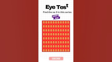 Find the Hidden Number 3 | Spot the 3 Challenge | Puzzle #8 |  #hiddennumberchallenge #braintest,